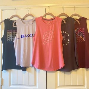 ALL 5! Ladies Large L - Peloton tanks - sold as a set